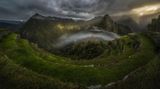 Panorama Ansicht einer Berglandschaft