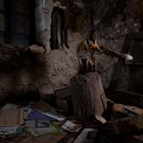 Mit drei Blitzgeräten leuchtete Fotograf Milan Radisics diese Szene in einer alten Scheune aus – aufgenommen mit einem Bewegungssensor