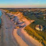 Lokken Beach - North Jutland, Denmark (Aerial) Digital Time Created=21:04:33+0000 Source=312396748 Enveloped Record Version=4 Credit=