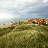 =Alt Skagen inmitten von Dünen auf Jütland an der Nordseeküste. 