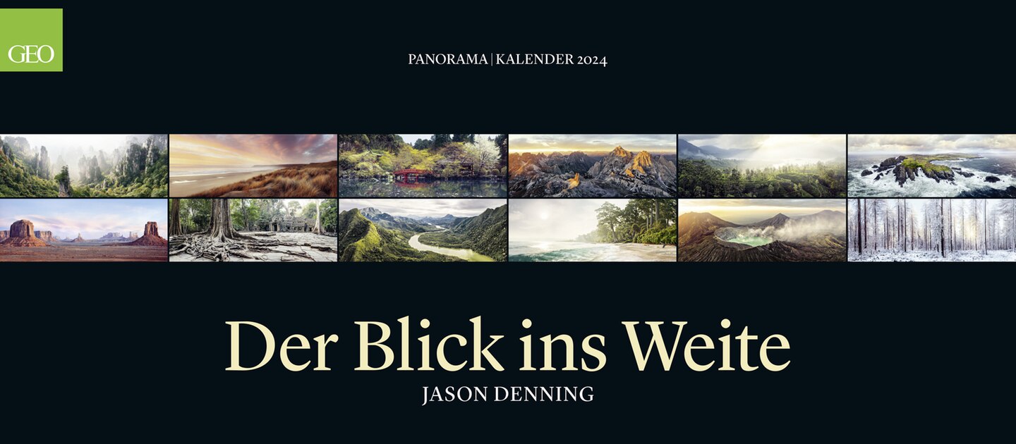 Cover GEO Kalender Blick ins Weite 2024