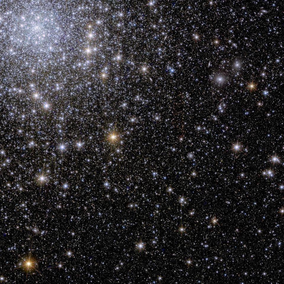 NGC 6397: Gezeitenschweifen auf der Spur (Ausschnitt) - [GEO]