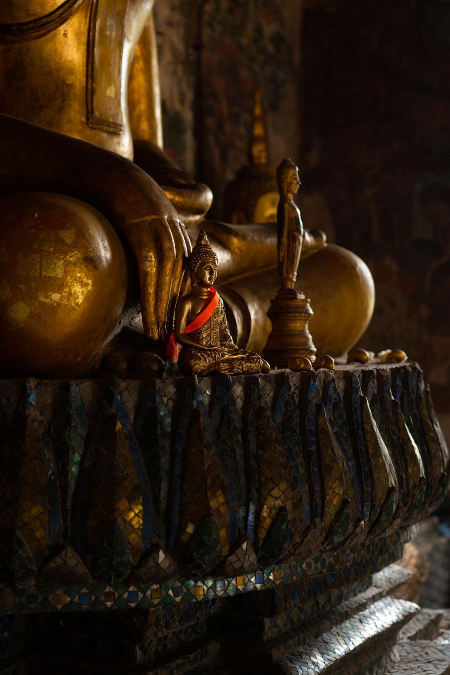 Tempel mit Buddhafiguren
