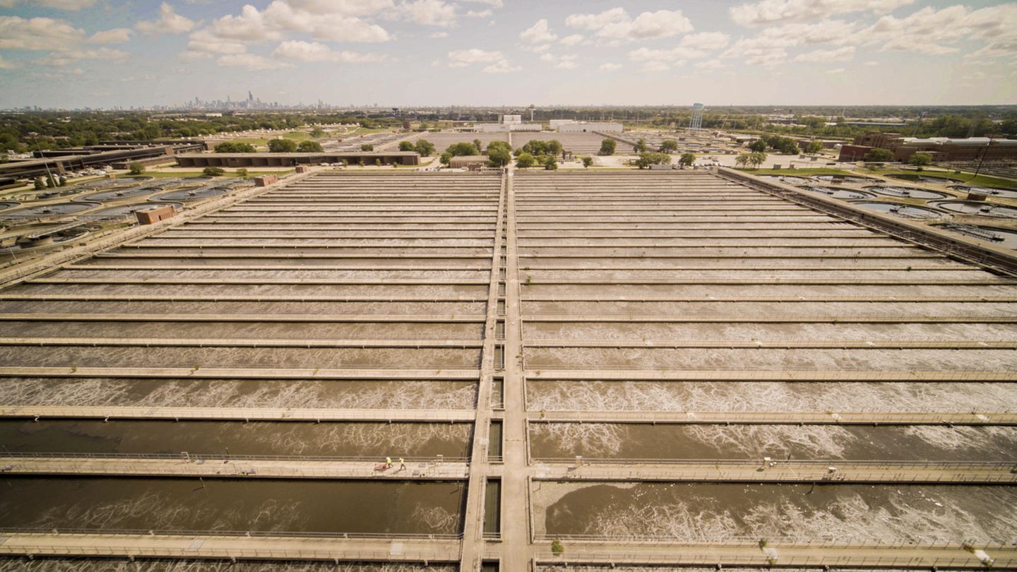 Endstation für den Unrat Kläranlage