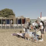 Toiletten auf einem Festival