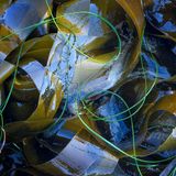 Lichtspiele auf abstrakter Struktur