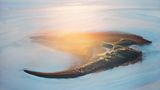 Eine Insel im See