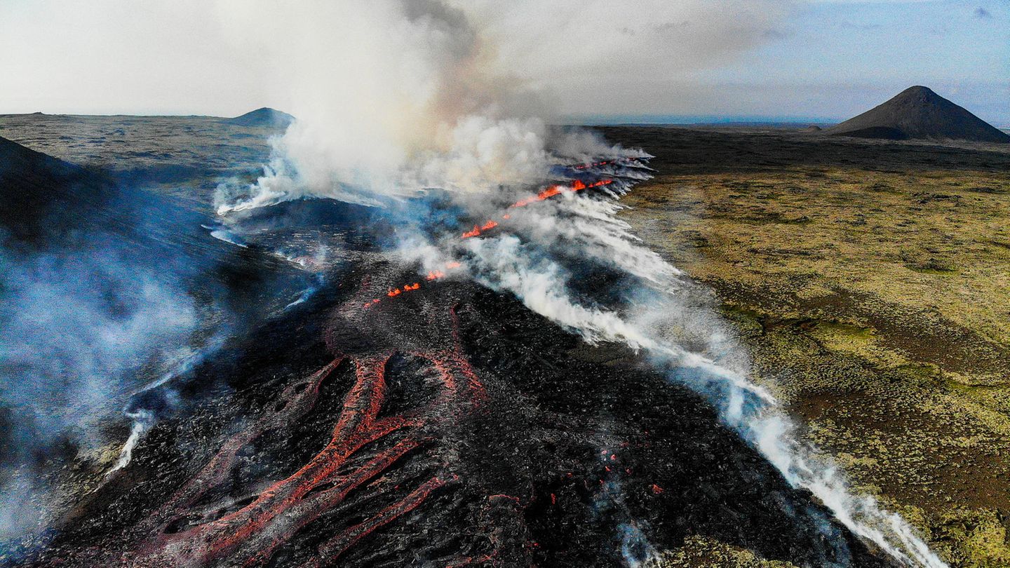 Vulkanausbruch auf Island Vulkanausbruch auf Island