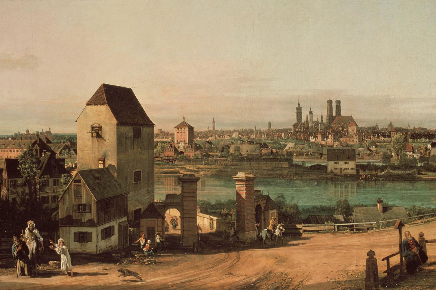 5. Er hat den Bayern eine Krone geschenkt Historische Ansicht von München