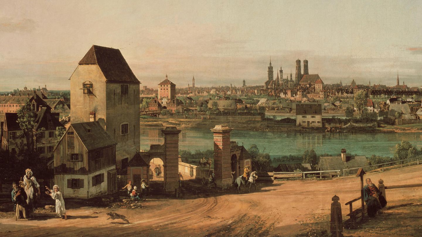 5. Er hat den Bayern eine Krone geschenkt Historische Ansicht von München