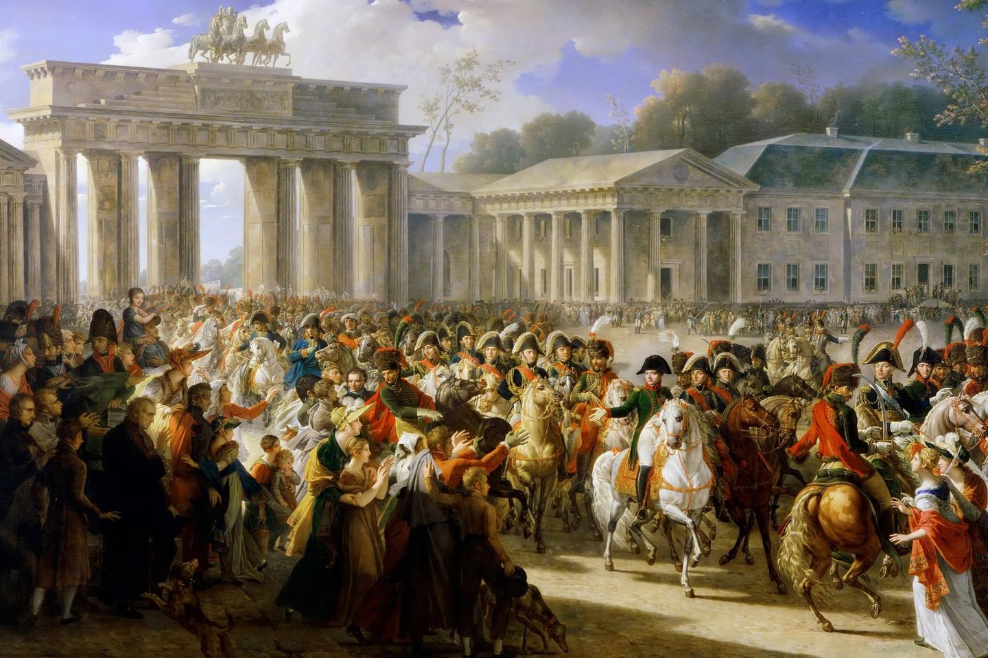 6. Er hat die Zivilehe nach Deutschland gebracht Einzug von Napoleon in Berlin