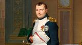Napoleon stehend mit Hand in der Weste