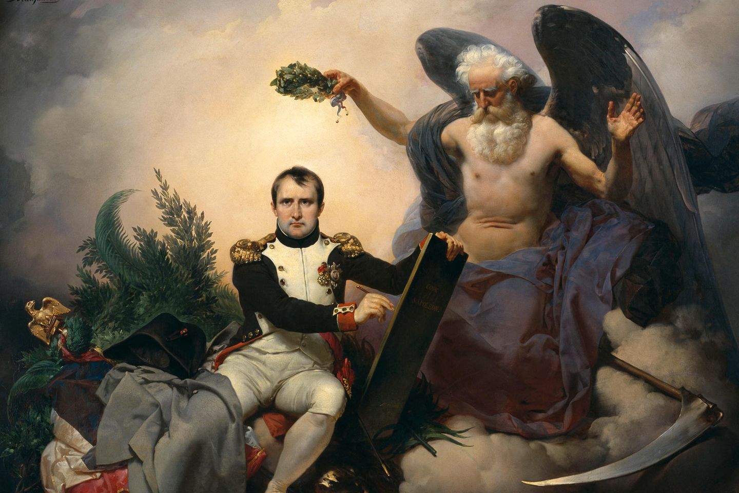 8. Er war ein Vater des Rechts- und des Unrechtsstaats Napoleon schreibt den Code Civil auf eine Tafel