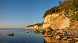 Morgenstimmung an den Kreideküste im Nationalpark Jasmund auf Rügen