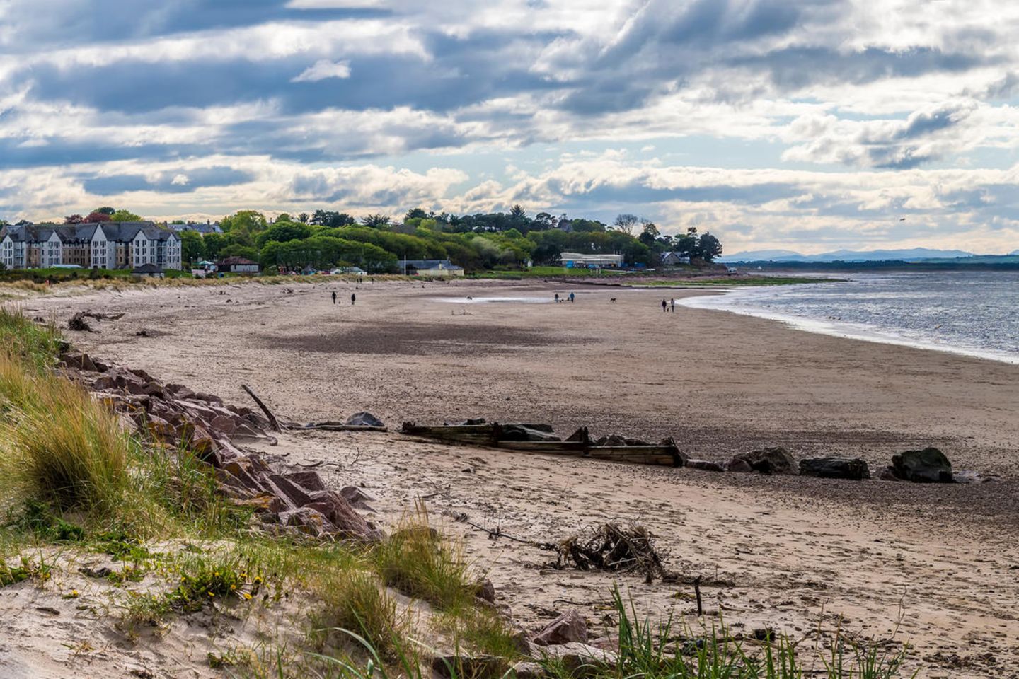 Nairn Beach in Schottland