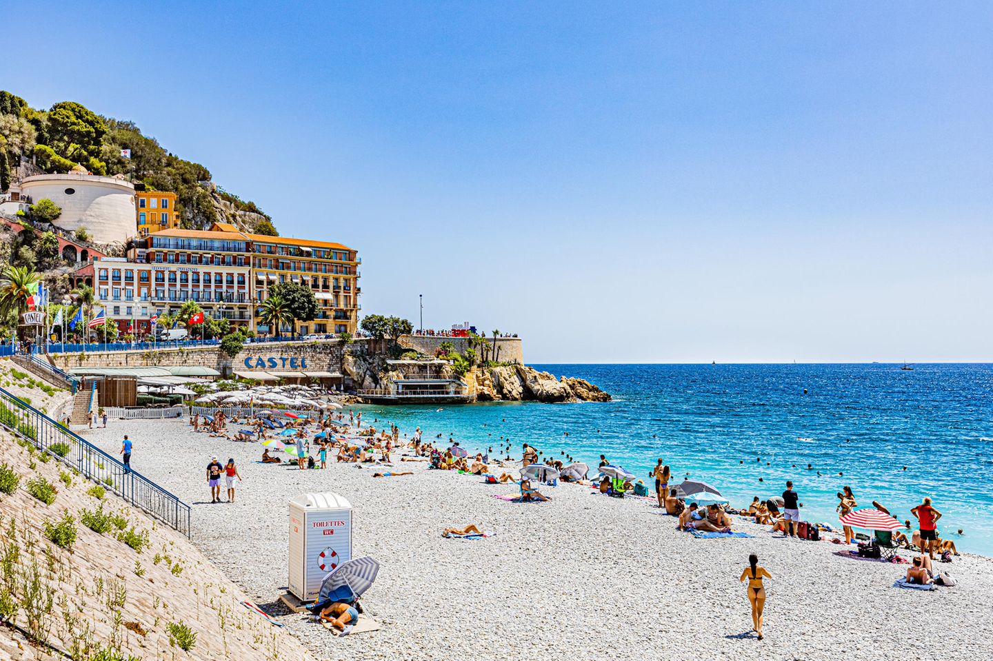 Nizza, Castel Plage