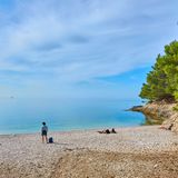 Famous "Gortans Cova Beach" next to Pula