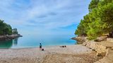 Famous "Gortans Cova Beach" next to Pula