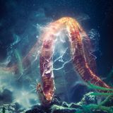 Nein, dies ist kein Weltraumungeheuer. Bei dieser Kreatur handelt es sich um ein Exemplar von Leiaster leachi (»Leachs Seestern«), etwa 20 Zentimeter groß, fotografiert vor der japanischen Insel Kyushu. Dieser männliche Seestern gibt Samenfäden ins Meer ab, die weiblichen Tiere werden es ihm mit ihren Eiern gleichtun, die Befruchtungfindet im freien Wasser statt. Die Jungen leben dann als Plankton und durchlaufen mehrere Larvenstadien, bevor sie sich nach einer Metamorphose in Seesterne verwandeln