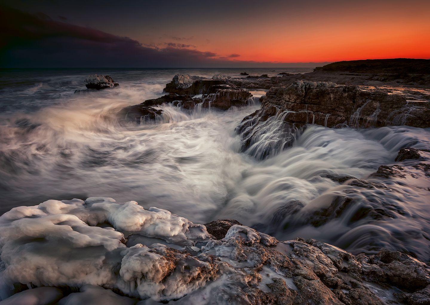 Das Schwarze Meer von Tulenovo, Bulgarien