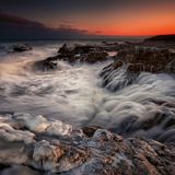 Das Schwarze Meer von Tulenovo, Bulgarien