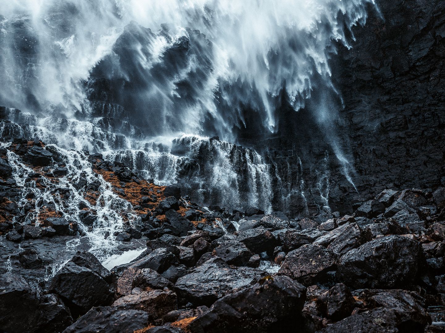 Wasserfall Fossa auf der Insel Streymoy