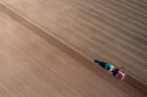 Landwirtschaft und Wasser sind eng miteinander verbunden: Im trockenen Hitzesommer 2018 lagen die Winterweizenerträge 15 Prozent niedriger als in normalen Jahren