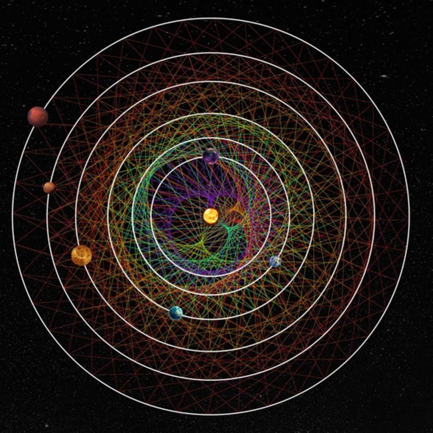 Auf ungewöhnlich stabilen Umlaufbahnen umkreisen sechs Planeten den Stern HD110067. Diese hat ein europäisches Forschungsteam nun mit dem Weltraumteleskop "Cheops" untersucht