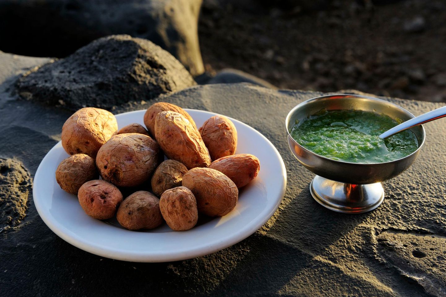 Papas Arrugadas: Runzelkartoffeln