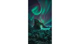 "Gatklettur Northen Lights" – Gatklettur, Island