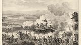 Napoleon auf der Arcole Brücke