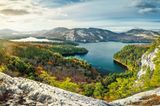 Ausblick vom Crack-Lookout auf dem La Cloche Silhouette Trail