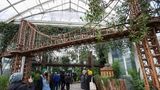 Die Holiday Train Show im Botanical Garden in New York