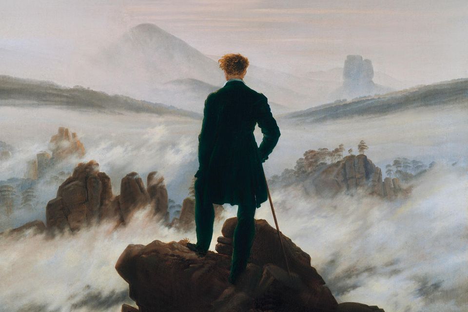 Der Wanderer über den Wolkenmeer