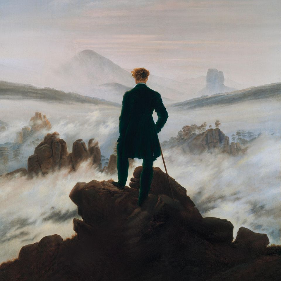 Der Wanderer über den Wolkenmeer
