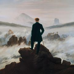 Der Wanderer über den Wolkenmeer