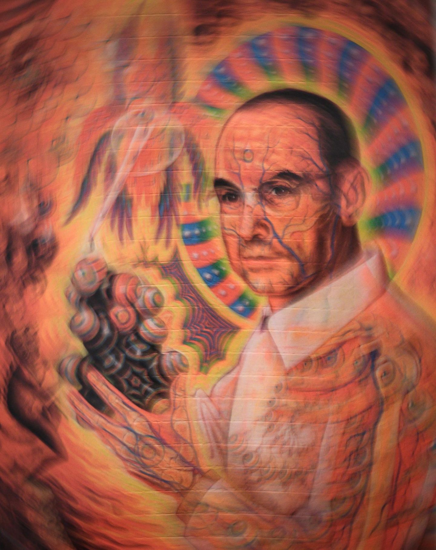 Bunte Illustration von Albert Hofmann