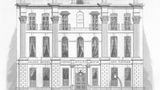 Architekturillustration eines Hotels