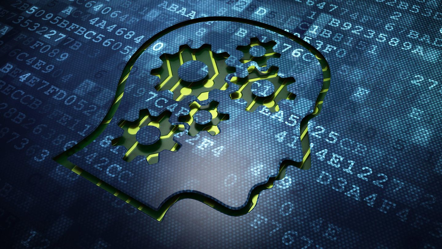 Kopf auf einem Chip