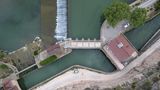 Der Canal de l'Urgell im katalonischen Bezirk Lleida dient hauptsächlich der Bewässerung. Sein Einzugsgebiet umfasst 70.000 Hektar landwirtschaftliche Flächen und 77.000 Einwohner. Aufgrund der anhaltenden Trockenheit wird der 161 Jahre alte Bewässerungskanal in diesem Jahr nicht genutzt werden