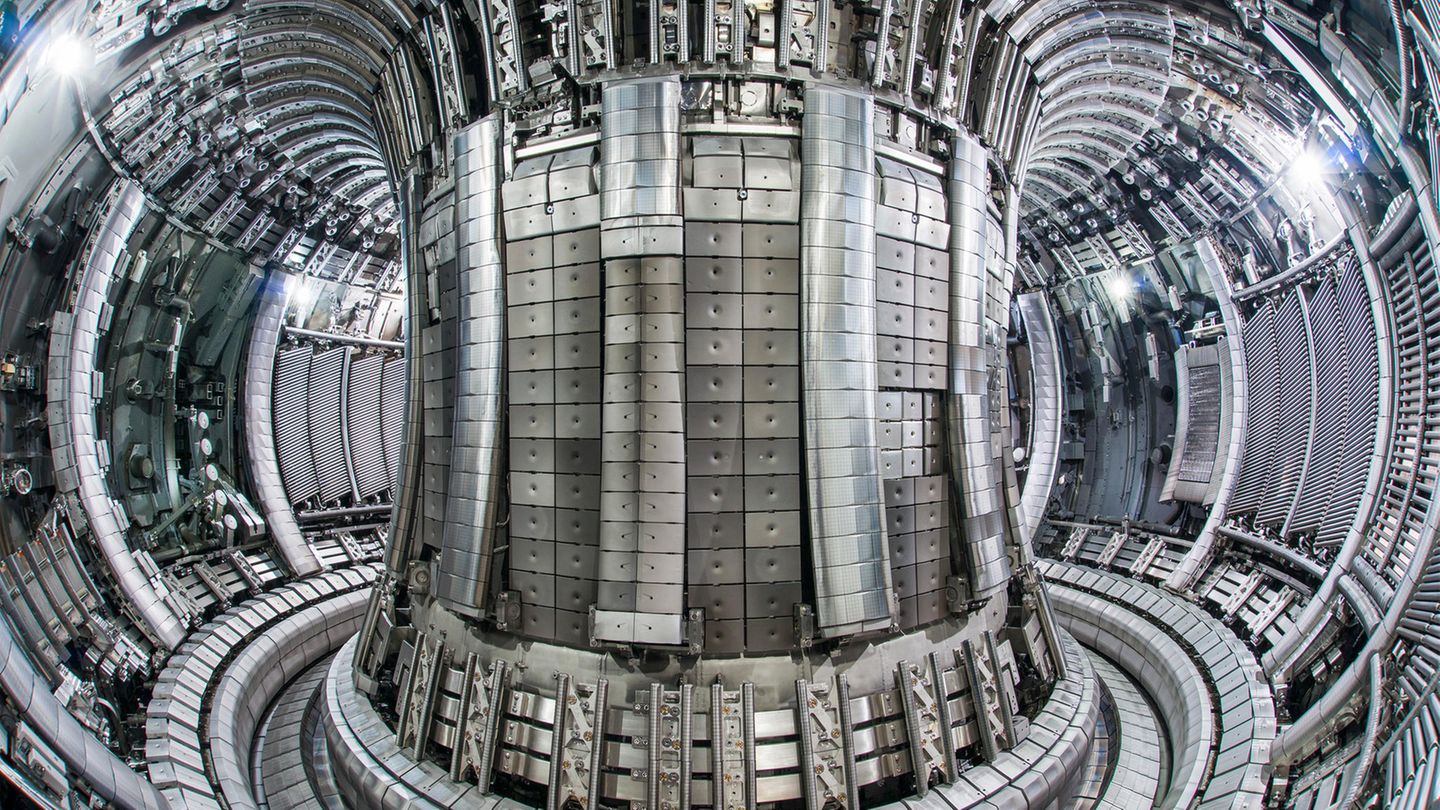 Vakuumgefäß der Fusionsanlage Jet