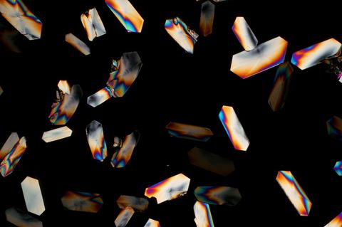 Kristalle von Kupferchlorid