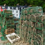 Isle of Mull, Schottische Innere Hebriden. Fischfangnetze