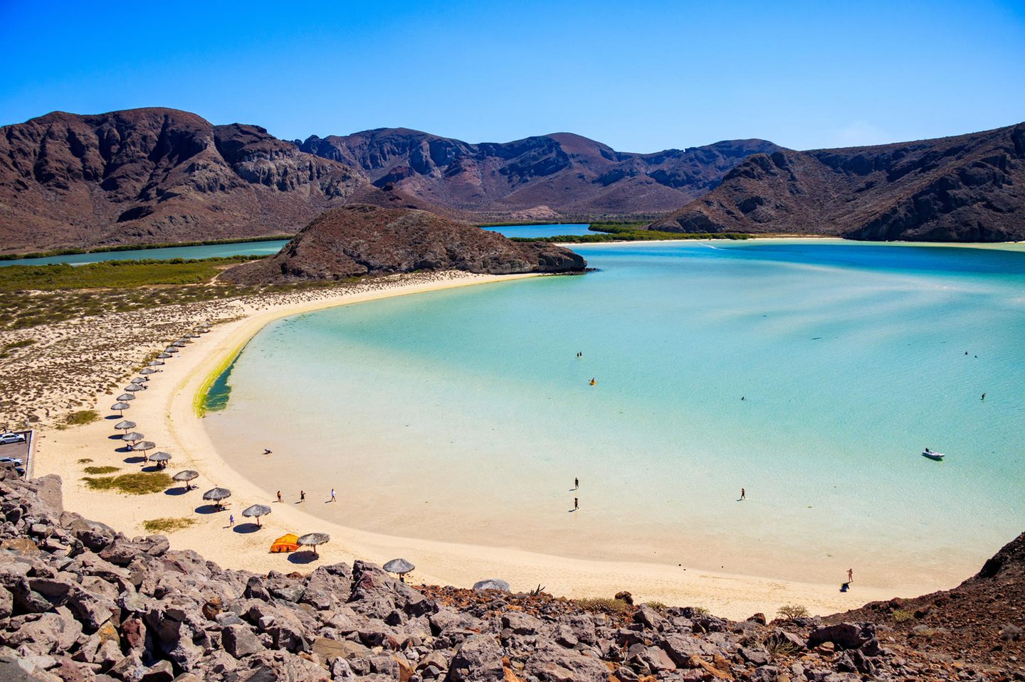 Playa Balandra in Mexiko