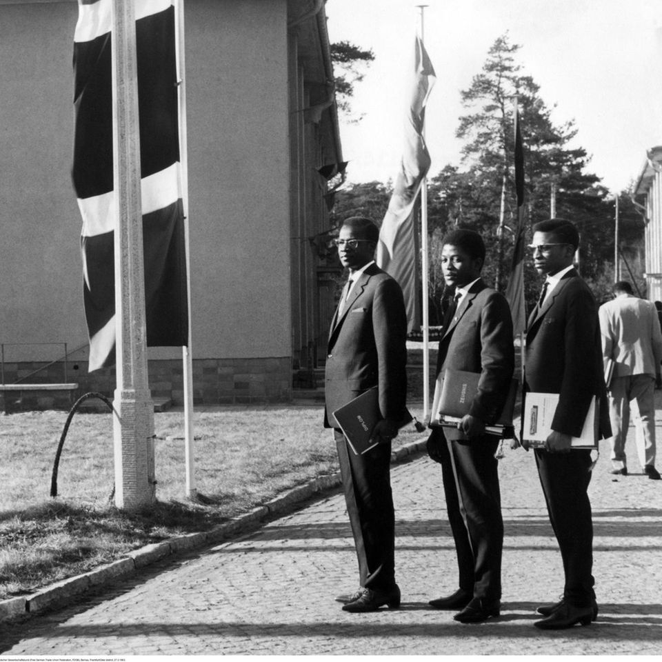 afrikanische Studenten an der Gewerkschaftshochschule "Fritz Heckert" 1963