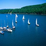Segelboote auf dem Biggesee