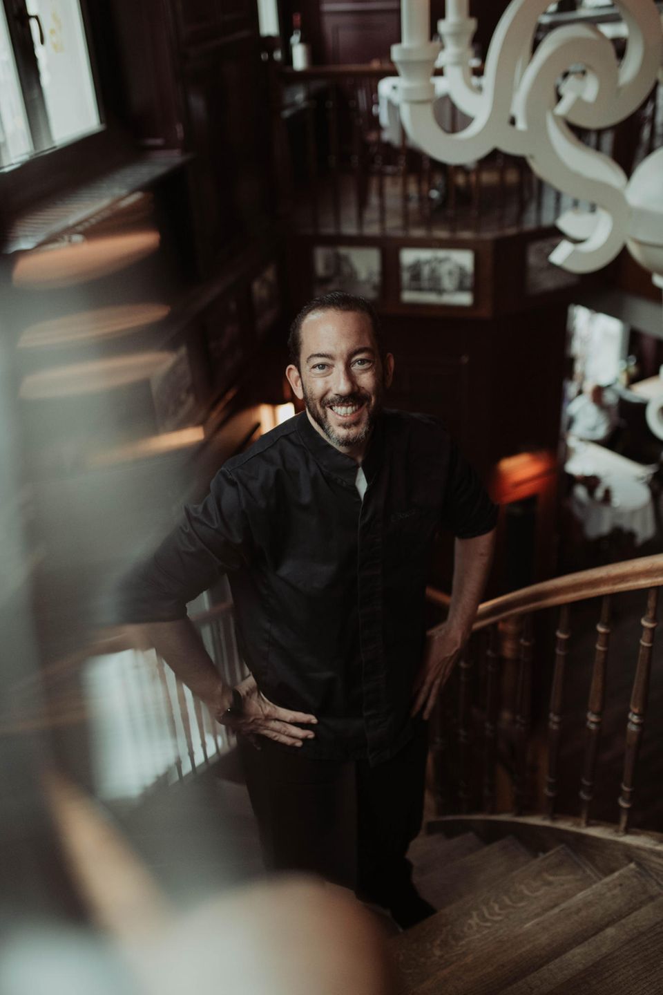 Porträt von Pascal Beschle, Küchenchef im Hotel Helvetia