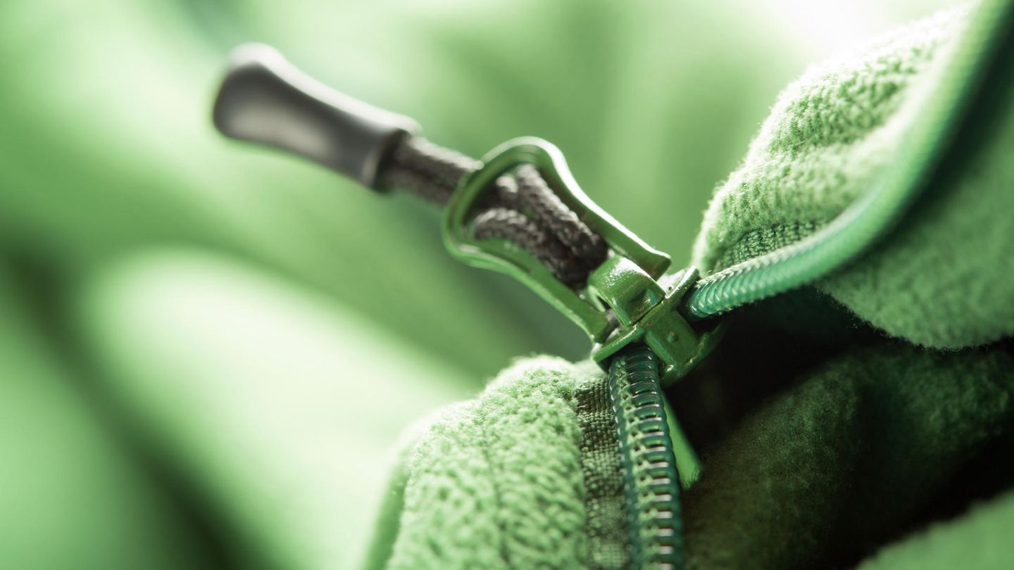 Nahaufnahme eines Fleece