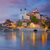 Schloss Aarburg und Fluss