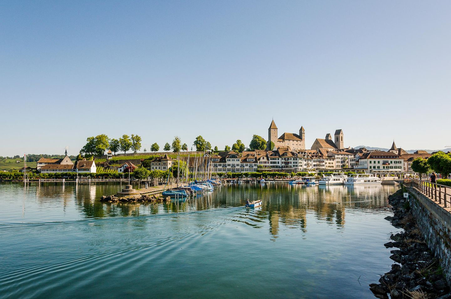 Rapperswil mit Zürichsee